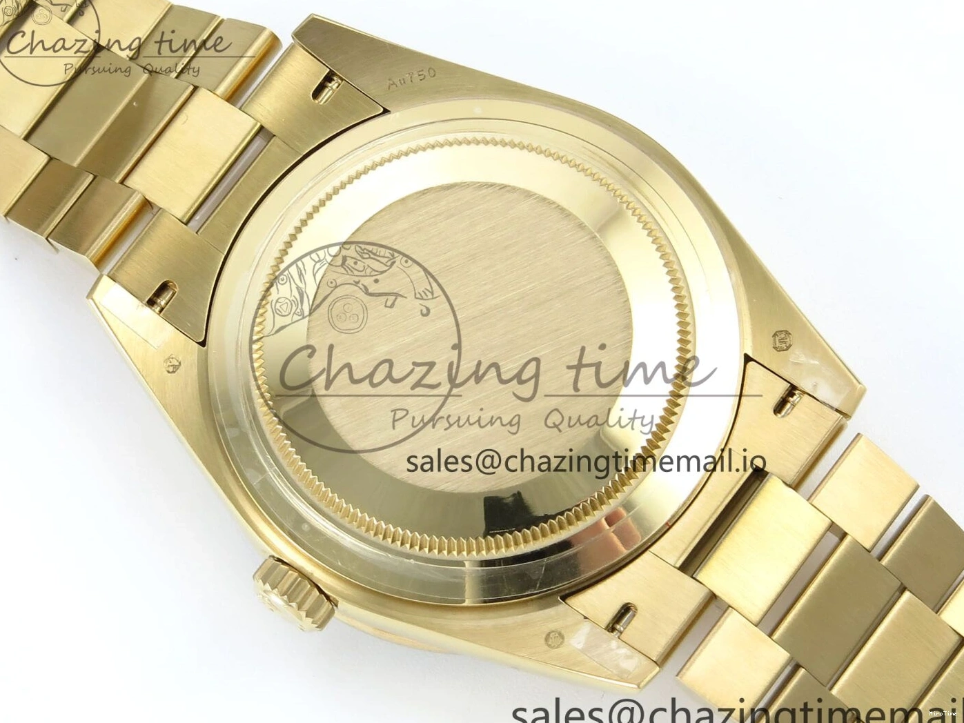 MiroTime 1224 TechFriendly DayDate 40 YG QF 1:1 Best Edition Green Black Dial Diamonds Bezel on President Bracelet A2836 V5 (Gain Weight) 490